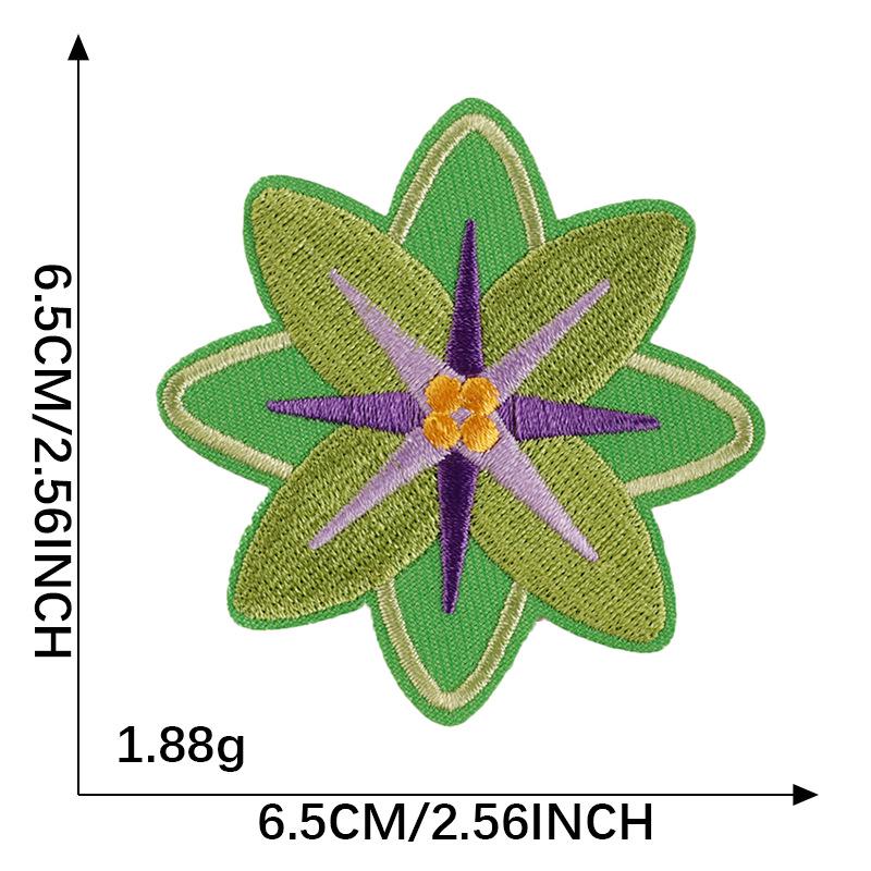 

Оригінальна вишивка квітами, патч для одягу, DIY та аксесуари для багажу