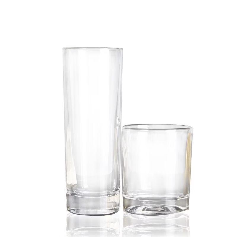 Shangqi 300ml Tall Glass Drinking Cups, Set of 4