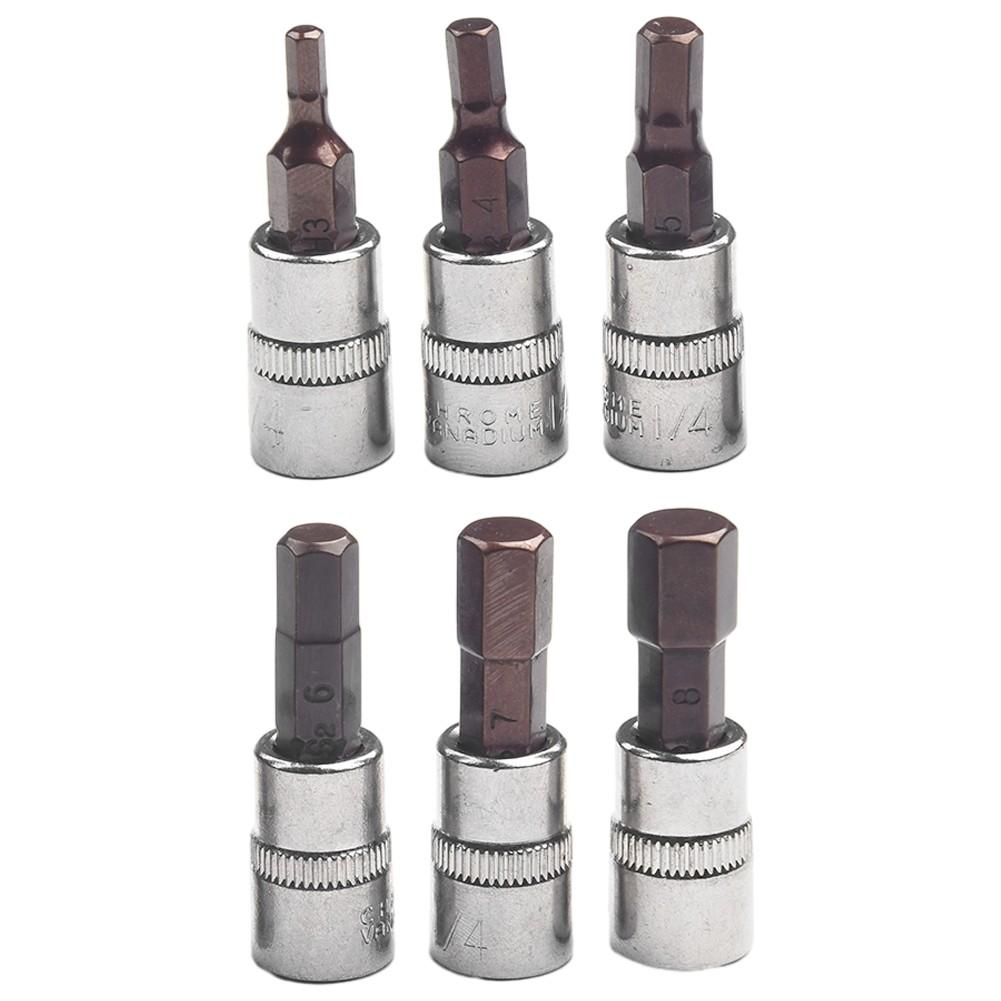 Screwdriver Bit 1/4 Inch 3Pcs Chrome Vanadium Steel