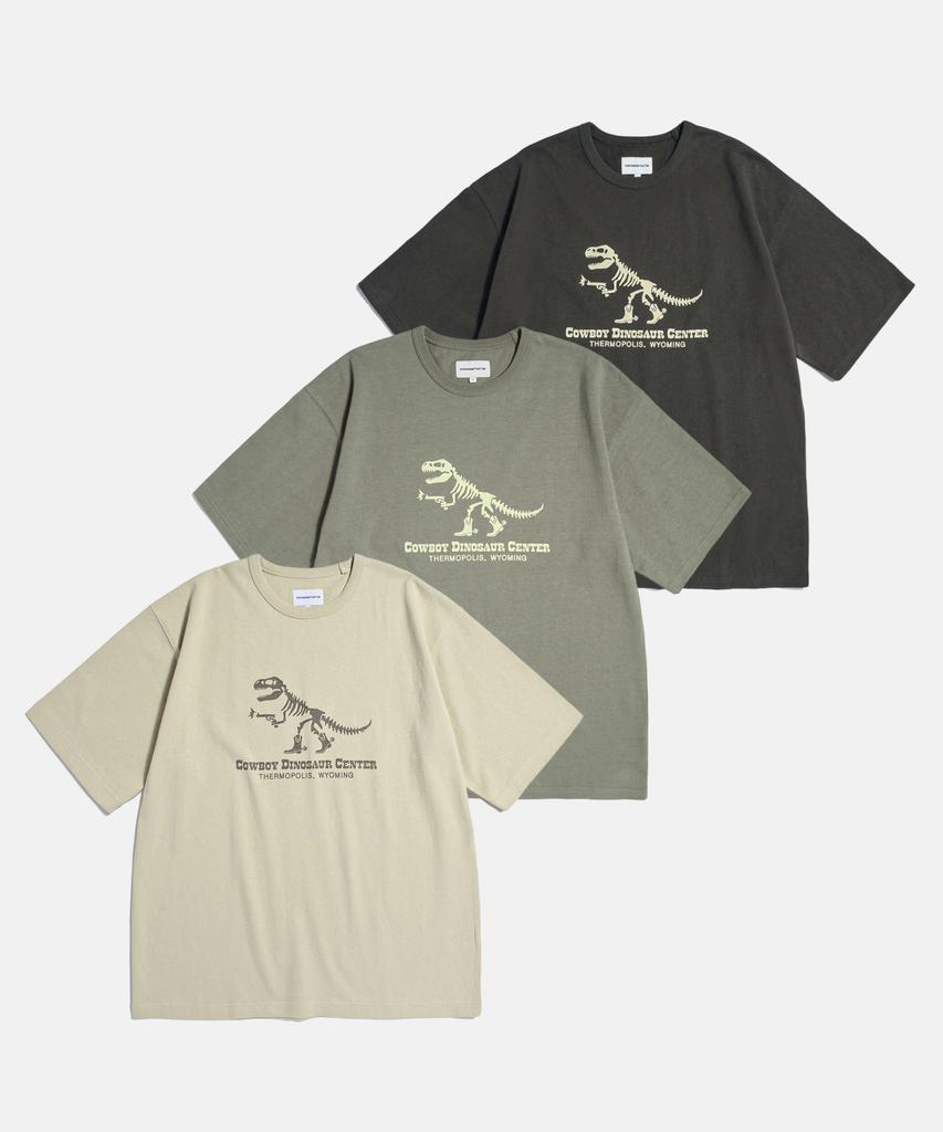 ESPIONAGE Cdc T-Rex Heavyweight Tee Stone