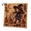 3d Faux Pearl Mosaic Art for Adults Halloween Kit, Cute Ghost Skeleton Painting Room Decor DIY 3D Craft Kit Adults, Fall Home Handmade Gift Lovers