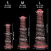 Extra Large Anal Plug with Ribbed Spines & Octopus Beads - Medical Grade Silicone Adult Toy for Men Women