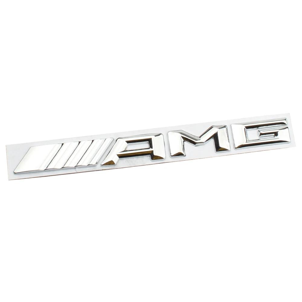 

2025 Hot For Benz 3D Alloy Logo AMG Emblem Letters Car Trunk Badge For Mercedes Benz W204 W205 W176 W177 W212 W213 AMG Sticker A срібний