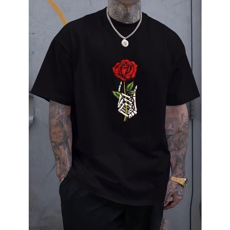 

Европейские размеры Стильные повседневные мужские футболки с круглым вырезом Xiangpan Ming , универсальные топы для летней мужской одежды. S чёрный