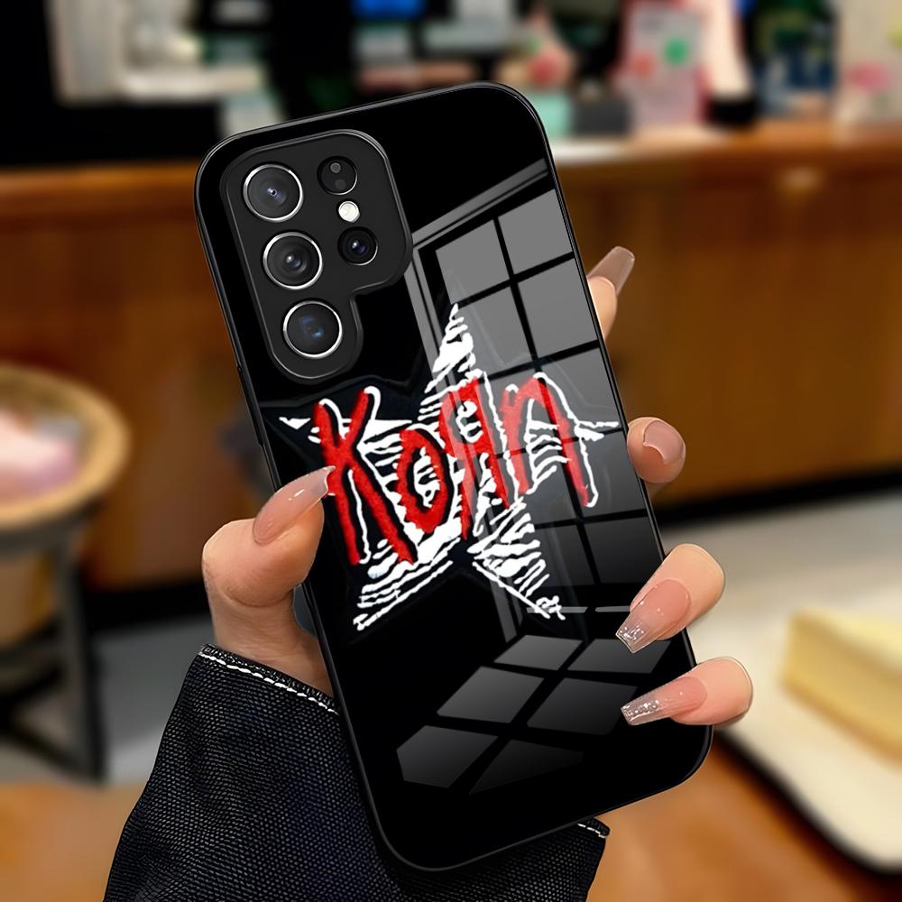 Rock Band K-Korn Phone Case For Samsung A25 A13 A33 5G A54 A36 A35 A56 A52 A14 Shockproof Glass Cover