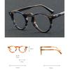 VCKA Vintage Acetate Myopia Glasses Frame Luxury Small Classic Men Women  Prescription Optical   Retro Eyewear -0.50 to -10.0