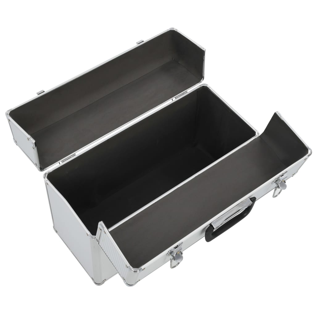 Tool Box 47 x 36 x 20 cm Silver Aluminum