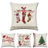 Vibrant Multicolor Christmas Cushion Cover Perfect For Holiday Home Decor