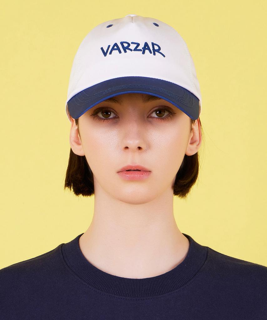 Bajal Scribble Two-Tone 5-Panel Cap White/Navy