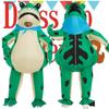 Cartoon Frog Cosplay Inflatable Costume Aldult Halloween Party Dress Up Props