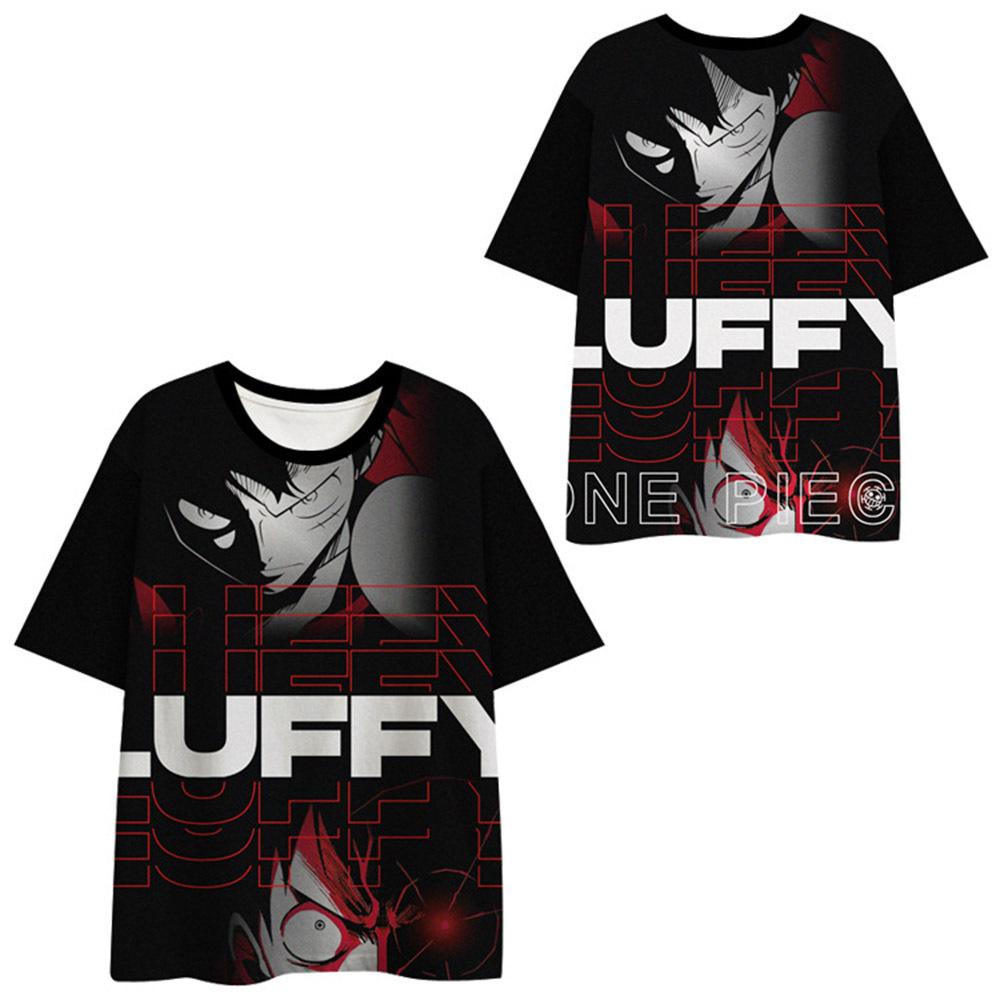13 Colors ONE PIECE T Shirt for Men Women Summer Clothing Fitness O Neck Anime Man T-shirt for Male Oversized New Men T-shirts Tops