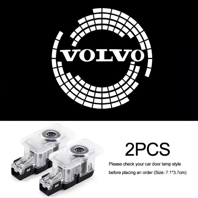 For Volvo Door Welcome Light LED Logo Projector Light Suitable For Volvo Rdesign Polestar AWD V50 S60 XC60 S40 XC40 XC90 V60 S8