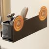 Wall Mounted Suction Cup Hair Dryer Holder Large Capacity Hair Straightener Holder  Hotel