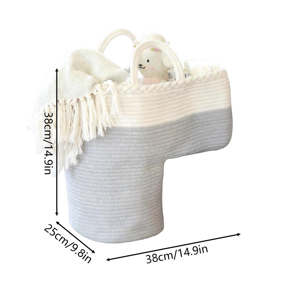 Large Woven Stair Basket For Stairs Folding Stairs Laundry Baskets Stair Storage Organizer Step Storage Laundry Basket Stair Ste