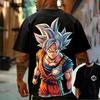 2026 Dragon Ball Goku Japanese Anime Printed Men's T-Shirt for Unisex Pure Cotton Harajuku Y2k Short Sleeve Tshirt Clothing Tee