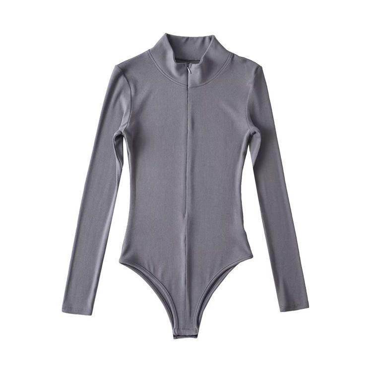 

2025 Round Neck Half-Cardigan Jumpsuit L (100-110 jin)