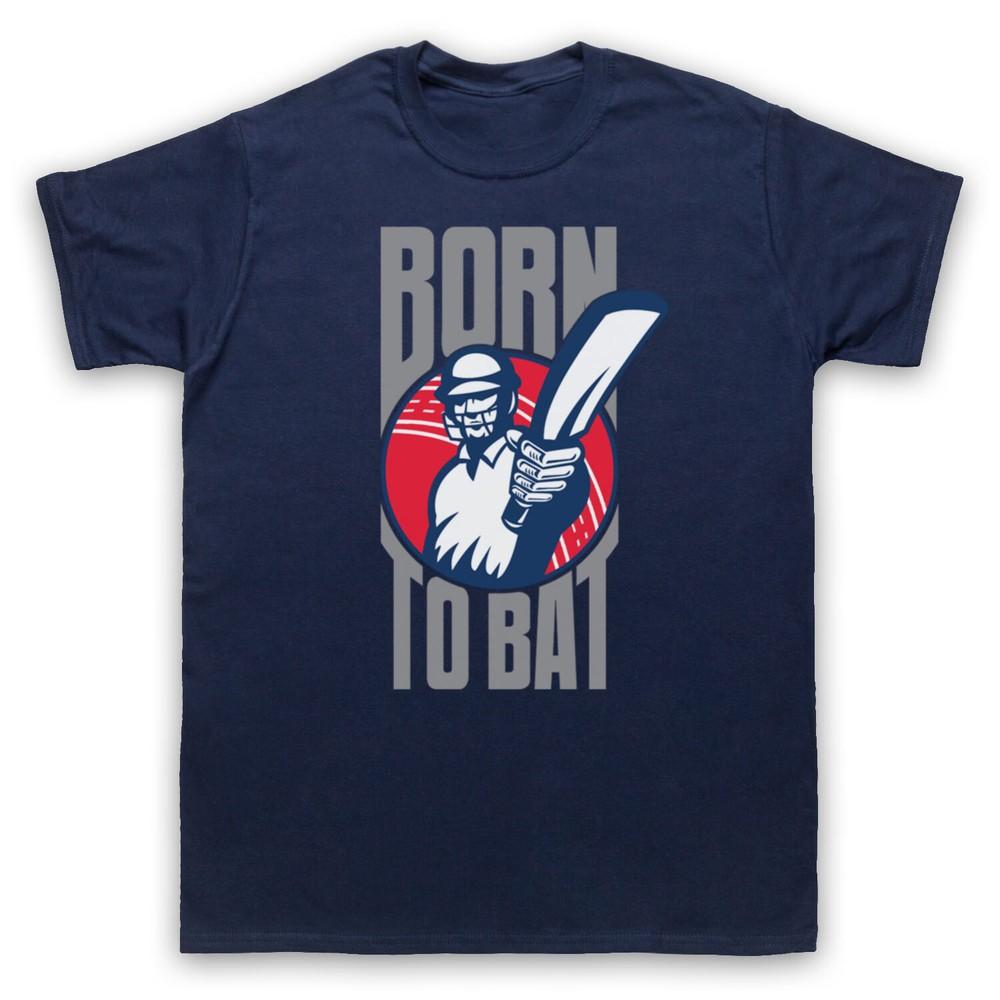 

Born To Bat Cricket Slogan Love Batting Batsman Sports Mens And Womens T-Shirt 4XL