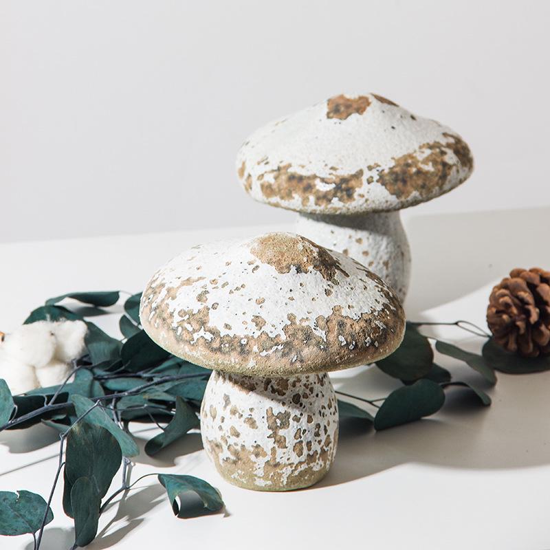 Le Meng Large Mushroom Decorative Ornaments for Home, Hotel, or B&B