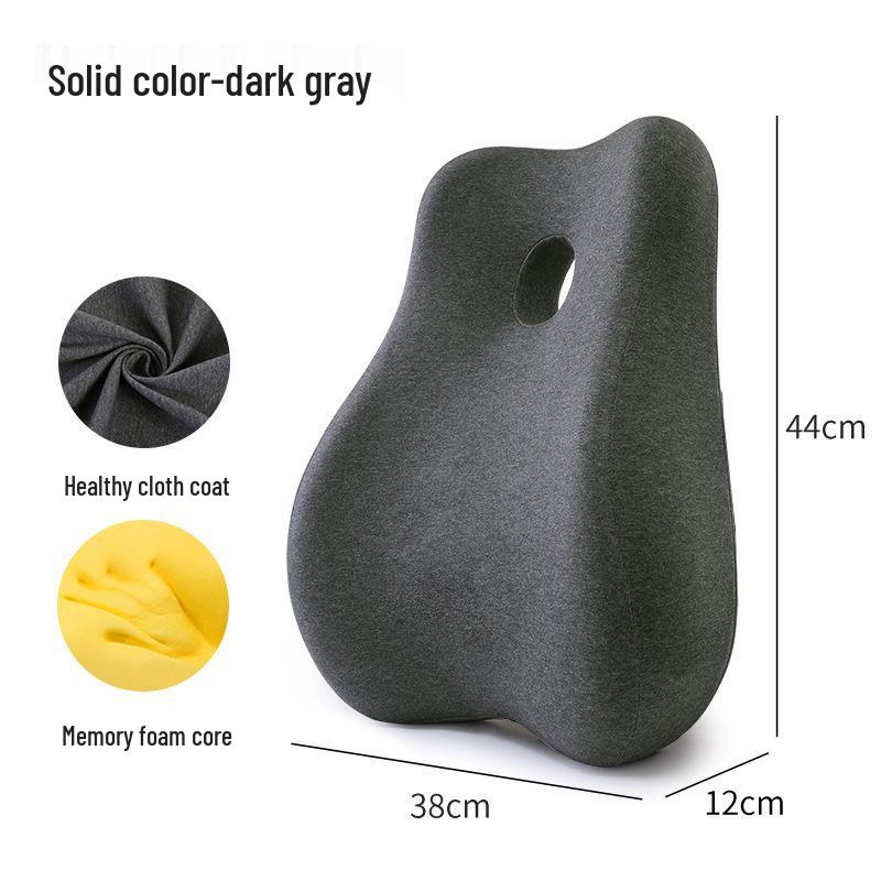 Ergonomic Memory Foam Lumbar Support Pillow for Office, Car, and Pregnancy