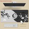 Yin Yang Koi Fish Mouse Pad - Large Extended Gaming Desk Mat with Japanese Art Design