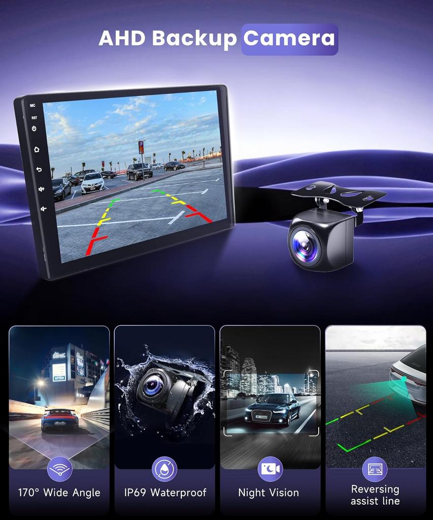 4G+64G Honda Accord 7th 2003-2007 Car Radio with 1280x720 Touchscreen, Bluetooth 5.0, Wireless CarPlay, Android Auto, DSP 32EQ,