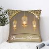 Pillow Cover Ramadan Lantern Morden Pillow Case For Sofa Home Decoration Pillowcases