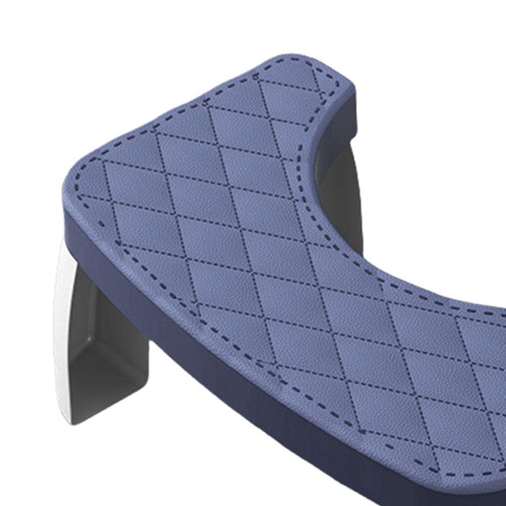 Záchodová stolička Protiskluzová stolička na hovínka Plastová záchodová stolička do podřepu pro dospělé (Černá)