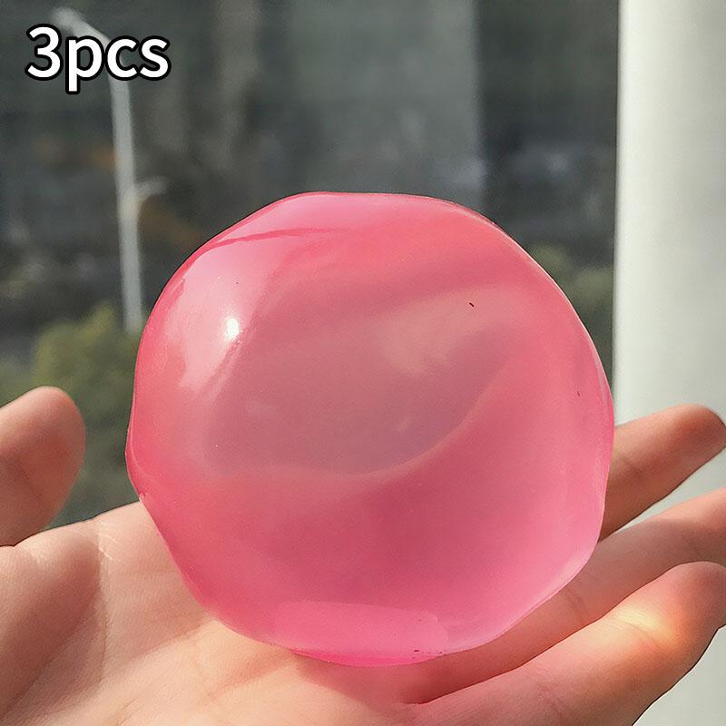 Squishy Plasticity Mochi Fidget Toys Transparency Coconut Oil Maltose Squeeze Toy Funny Anti-Stress Sensory Toy For Kids Adults