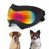 Dog Goggles UV Protection Windproof Dustproof Anti-Fog Dog Sunglasses Large Medium Dogs Lightweight TPE Frame Adjustable Strap