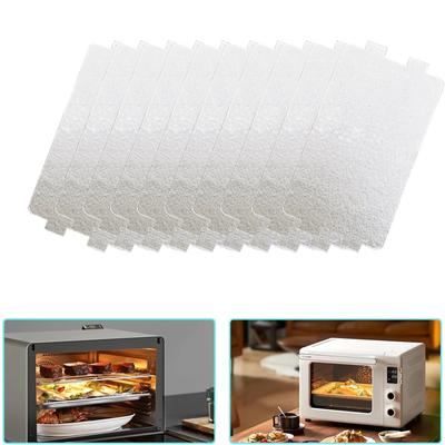 10 Adet Mikrodalga Mika Levha Elektrik Güvenlik Kalkanı Kesilebilir Mika Levhalar Mikrodalga Fırını Korumak için Mika Plaka