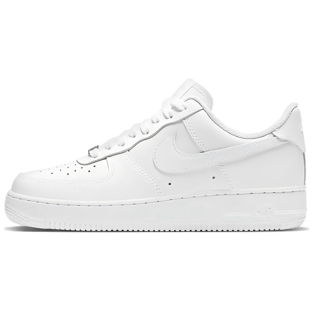 Nike Air Force 1 Bleach Keert Terug Slijtvast En Lichtgewicht Lage top Skateboard Schoenen Unisex Wit CW2288-111(Team779-)