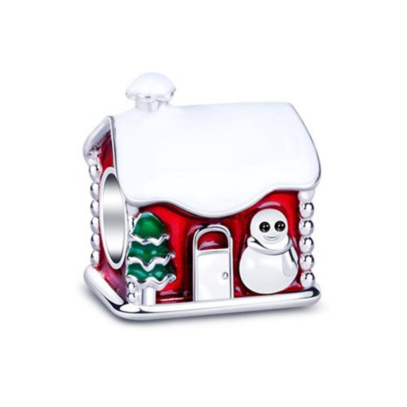 Přívěsek korálek Santa Claus Vánoční stromek pro výrobu šperků DIY Unikátní kolekce vánočních dárků