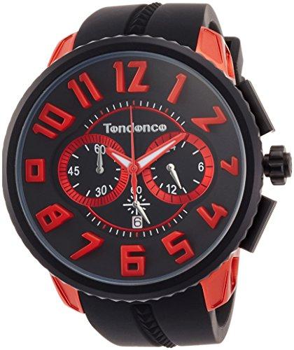Мужские часы Tendence Altec Gulliver 51 мм, TY146002, Красный циферблат, Алюминий, Минеральное стекло, Кварцевый механизм, Черный [Параллельный импорт]
