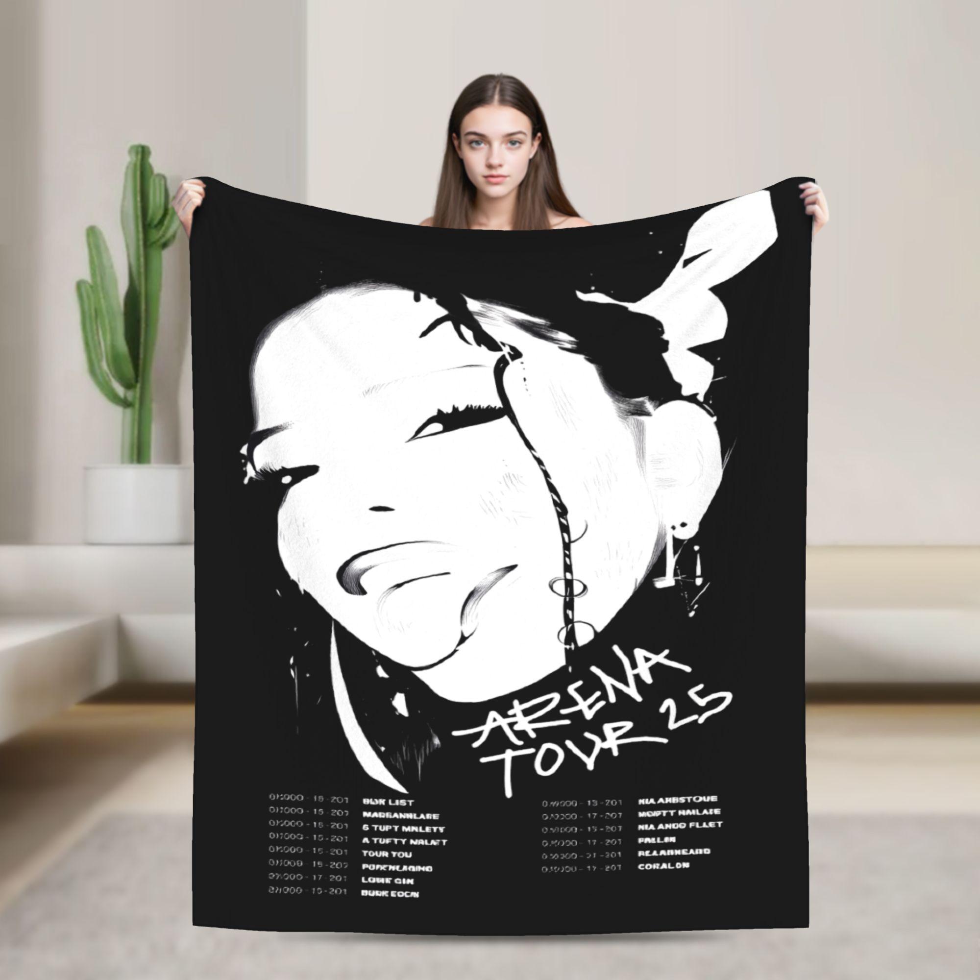 

Nina Chuba Blanket Quality Soft singer Throw Blanket Winter Child Bedroom Novelty Bedspread 30x40in