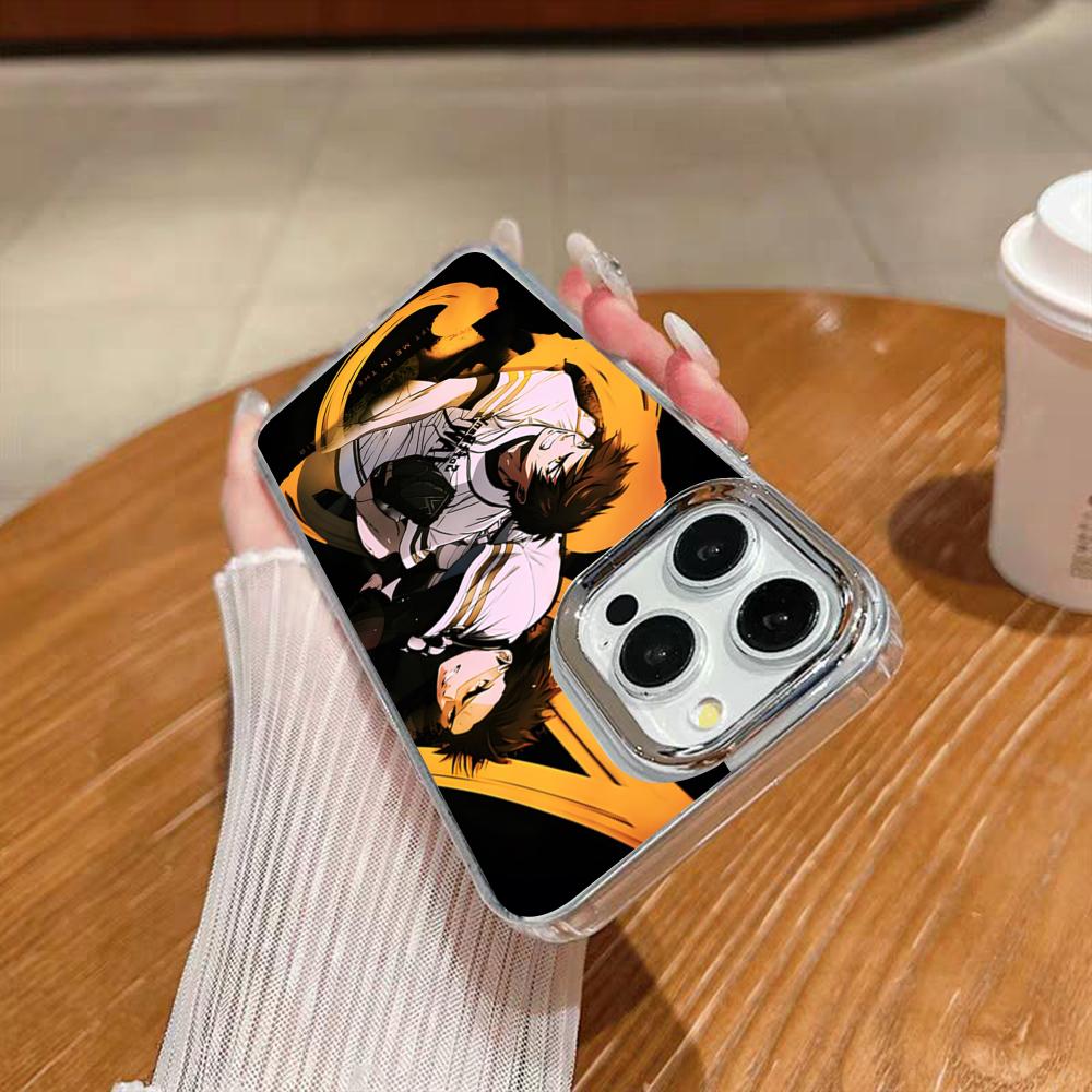 Anime Aces Of D-Diamonds Handyhülle Für Iphone 17 16 15 14 13 12 11 Pro Max Xr Air Plus Silikonhülle Silber Hard Shell Hülle