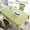 Nordic Tassel Tablecloth Thick Plaid Dining Table Coffee Dust Cover Home Use