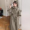 Khaki Trench Coat for Women - Autumn Petite British Style