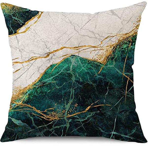 New Summer Hot-selling Light Luxury Series Simple Marble Sofa Bedside Cushion Pillow Cover