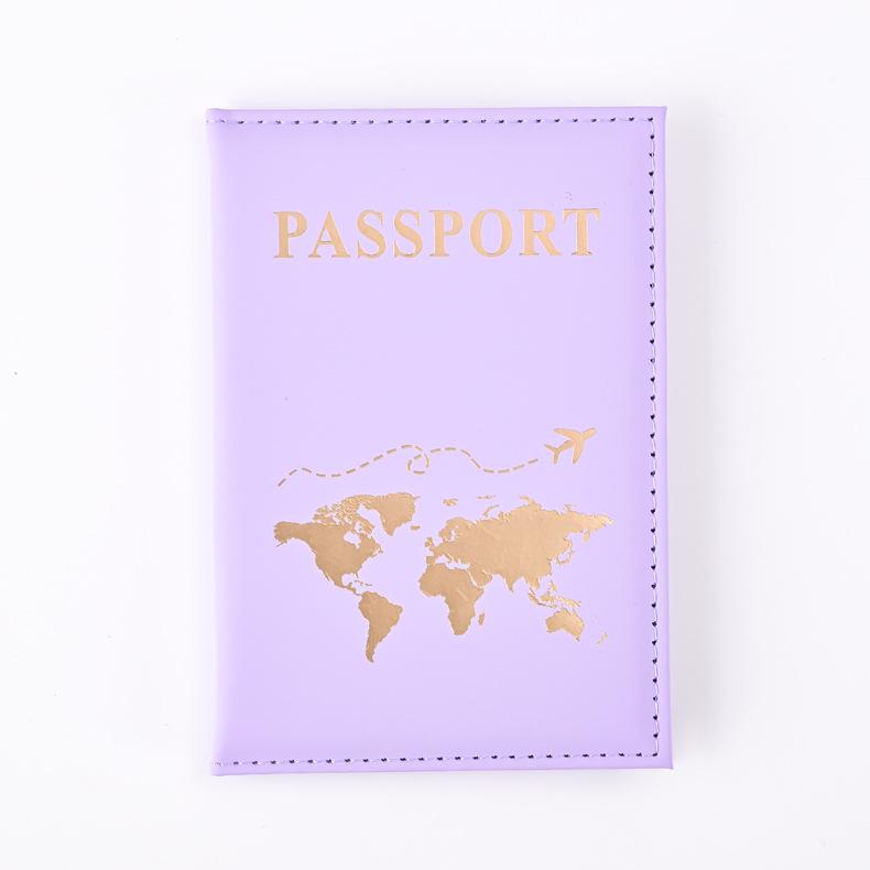 2023 Soft PU Passport and Ticket Holder Cover - Cross-Border Bestseller