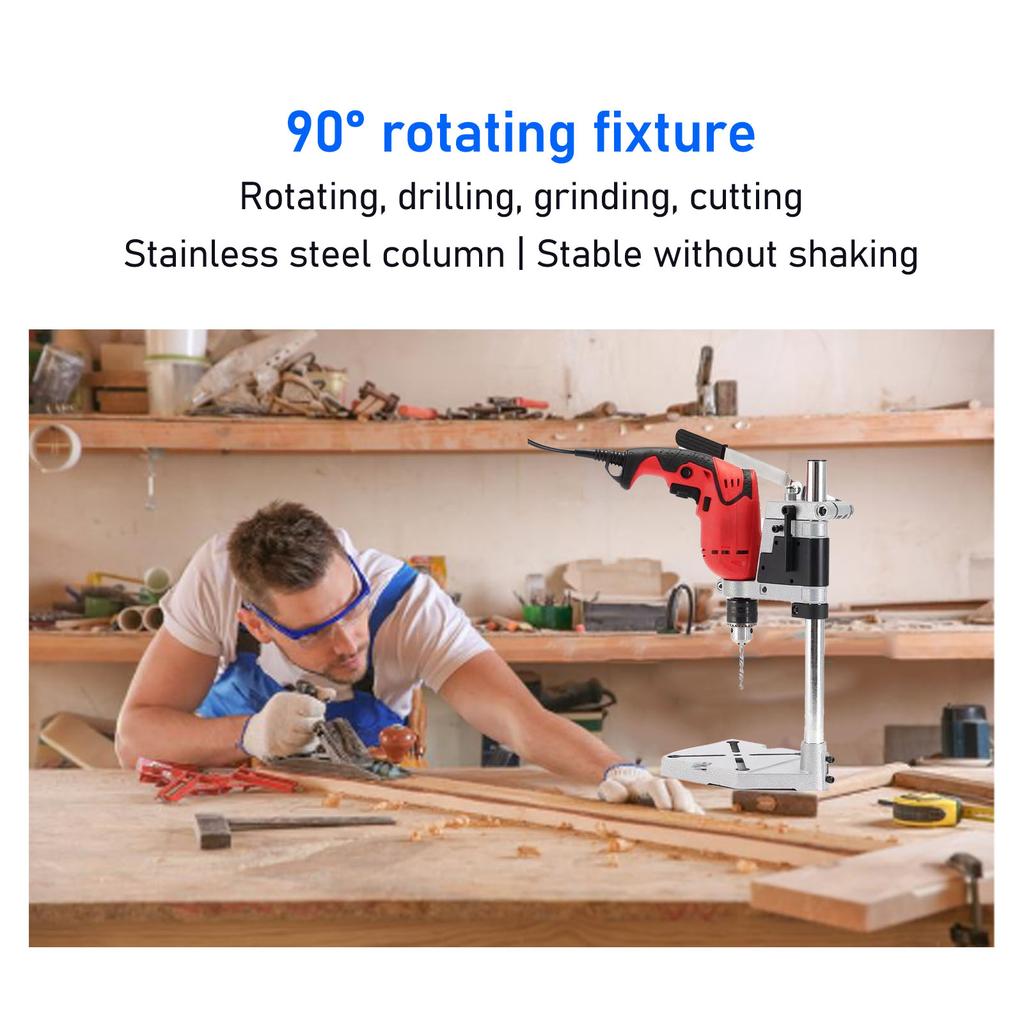 Bench Drill Stand Bench Drill Stand Press Drilling  Aluminum Alloy Power Tool Accessories Drill Stand Drill Press Stand