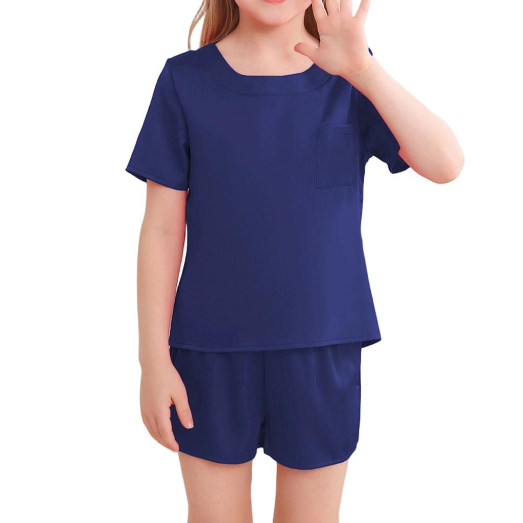 Children's Sleepwear 2-piece Home Clothes Short Sleeve Shorts Sleepwear Set