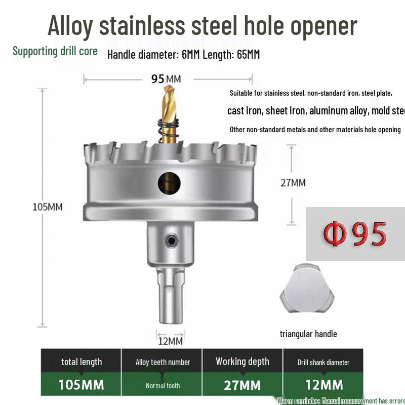 Stainless Steel Hole Expander Drill Bit for Metal and Aluminum Plates