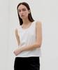 Eum Kiim Silky Sleeveless Top_White