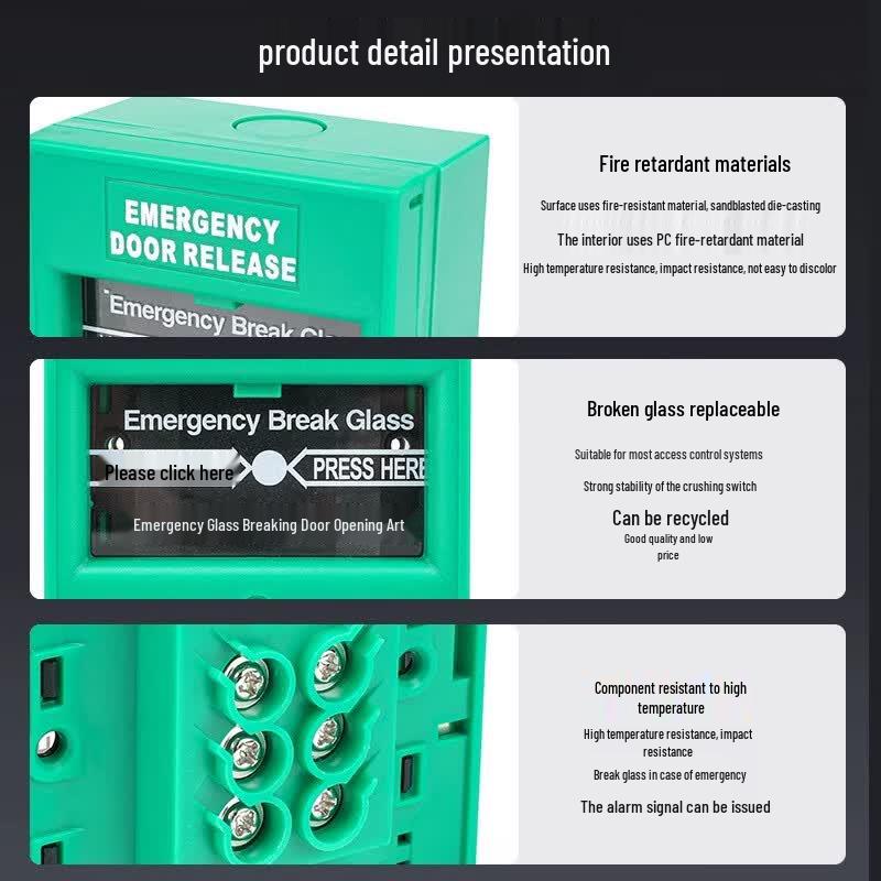 Huijun 86-Type Emergency Exit Glass Break Switch