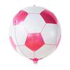5pcs Set 22 Inch Round 4D Ball Balloon Silver Color Rose Gold Soccer Ball Balloon Football Themed Big Size Helium Balloon