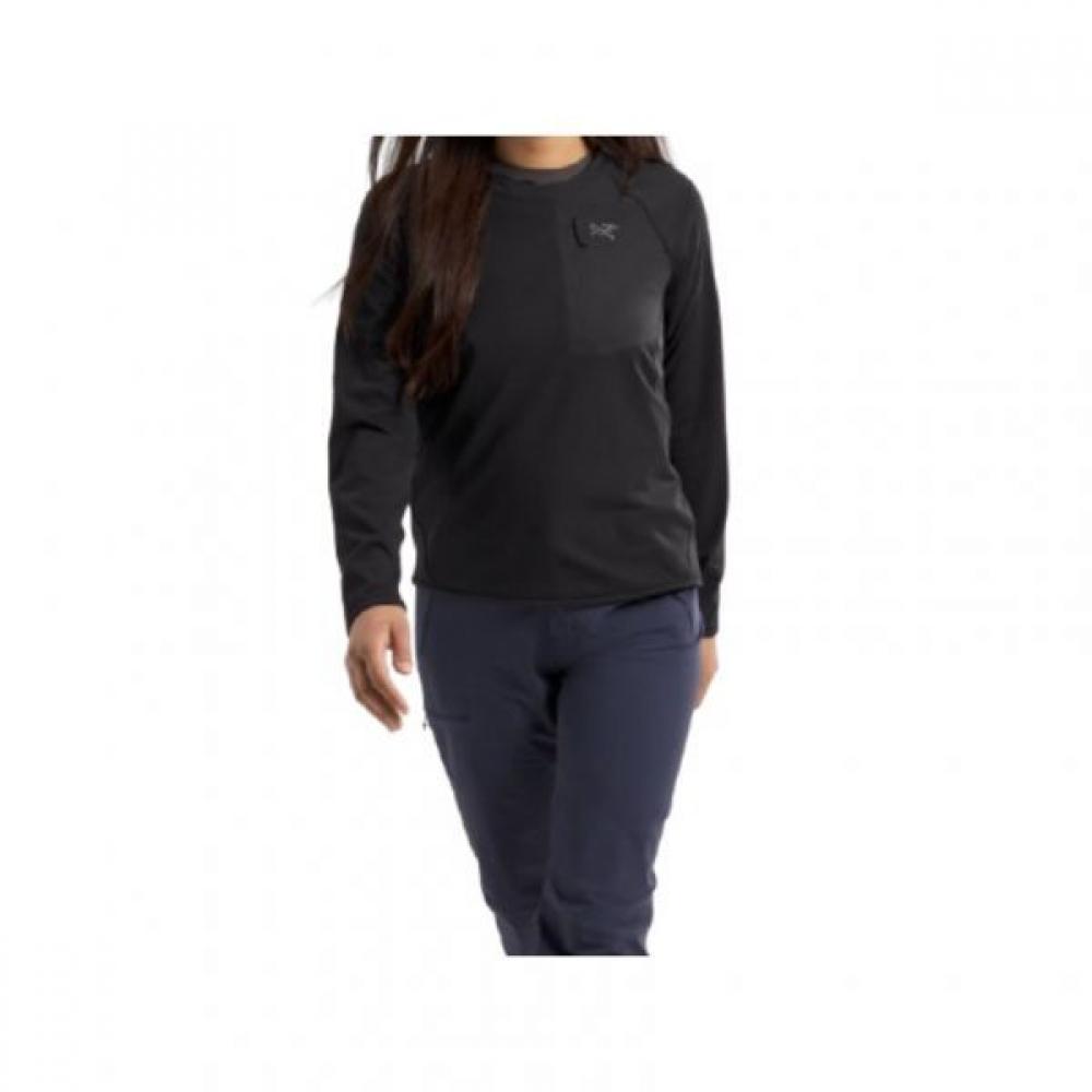 Arc Teryx 25 Delta Crew Women  Atpsw07711blk Black/XS (around 85)