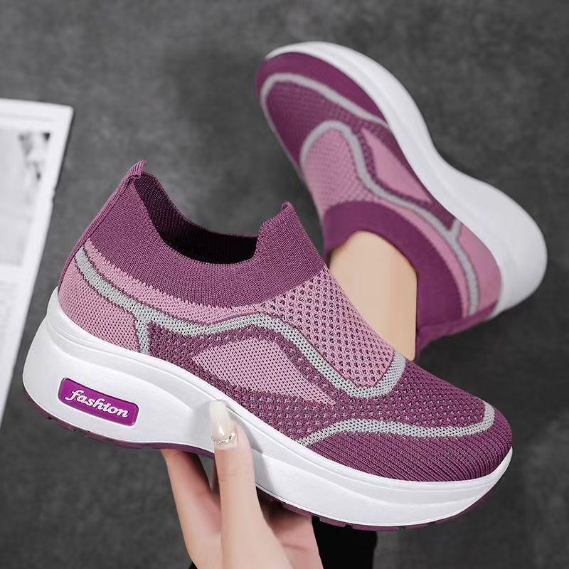 Mom Shoes, Thick-soled Casual Women's Shoes, Height-increasing Shoes, Breathable Shoes