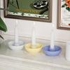 Bowl Shape Candlestick Silicone Molds for Epoxy Resin Pillar Candle Holder Tealight Holder Home Party Decoration