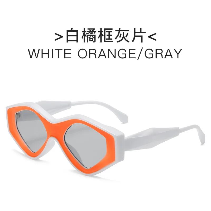 Uv400  Polygonal Sunglasses Cat Eye Butterfly Shaped Irregular Sunglasses Outdoor Decorative Glasses