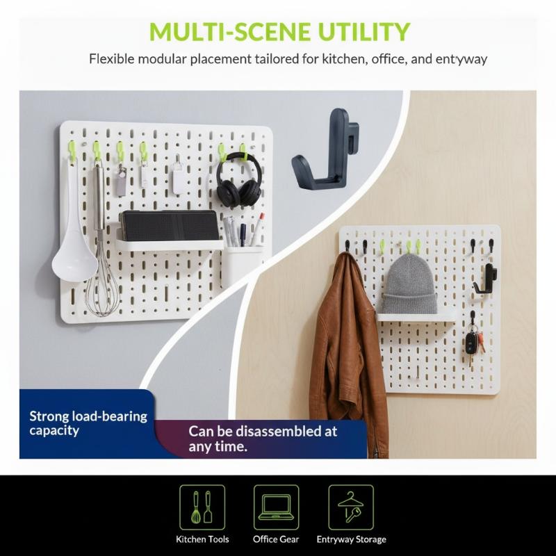 10Pcs Storage Rack Organizer Hole Board Hook J Shape Hardware Tool Oblique Hanger Utility Locking Kit Wall Mount Pegboard Hooks